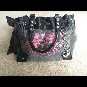Juicy Couture velour handbag shoulder bag